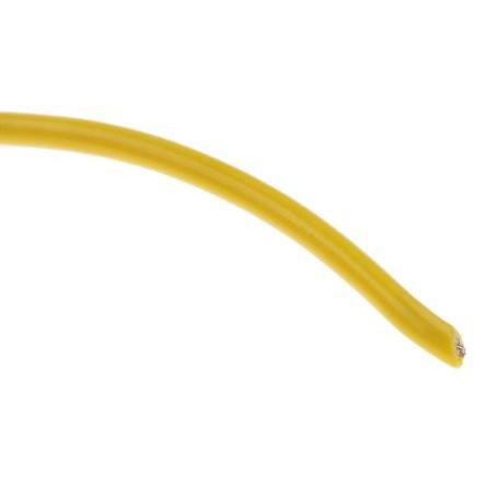 Zapojovací vodič, řada: 3053, typ kabelu: Přípojka, typ kabelu: UL1007, prameny vodičů: 10/0.25 mm, Žlutá, 300V 30 m 20