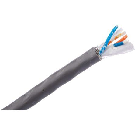Datový kabel, řada: 9842 2 párů v balení, Polyvinylchlorid, 30V 0.2 mm², chování ohně: Typ CM Belden 152 m, Stříbrná