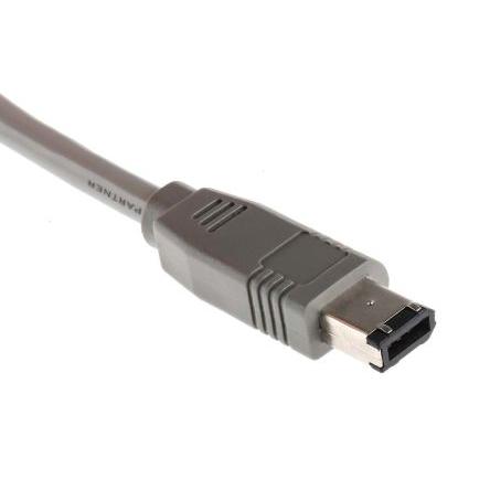 RS PRO Kabel Firewire Vnější 2 m, Šedá