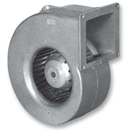 ebm-papst Odstředivý ventilátor, řada: G2E 140 Odstředivý, průtok vzduchu: 500 m³/h 230V ac AC 247 mm 226mm 130 mm