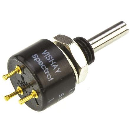 Potenciometr, průměr hřídele: 3.18 mm 1otáčkový, řada: 140 5 kΩ 5 % 2 W 140B00502 Rotační, Montáž do panelu 1 Vishay