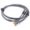 Pomocný kabel délka 1 m, A: Vnější, A: Phono RS PRO, B: Vnější, B: Phono, Šedá