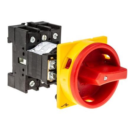Eaton Oddělovací (hlavní) vypínač, rozsah: P1-25 3pólový Zadní panel IP65 23A 13 kW