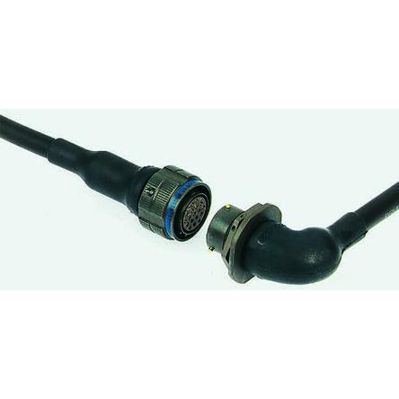Přímý, řada: 202A1 Elastomer odolný proti tekutině 1cestná barva Černá TE Connectivity 24.6 mm