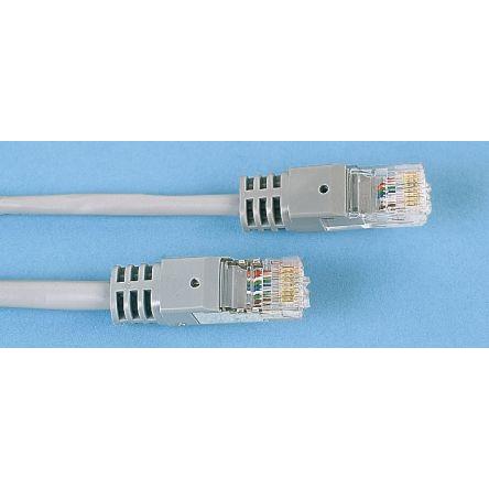 RS PRO Cat5e Ethernetové kabely, Šedá, Polyvinylchlorid, A: RJ45 5 m Vnější, B: RJ45 Vnější, typ pláště: U/UTP
