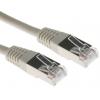 RS PRO Cat5 Ethernetové kabely, Šedá, Polyvinylchlorid, A: RJ45 1 m Vnější, B: RJ45 Vnější, typ pláště: F/UTP
