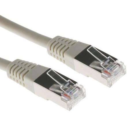 RS PRO Cat5 Ethernetové kabely, Šedá, Polyvinylchlorid, A: RJ45 1 m Vnější, B: RJ45 Vnější, typ pláště: F/UTP
