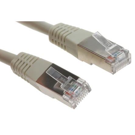 Decelect Cat5 Ethernetové kabely, Šedá, Polyvinylchlorid 2 m, typ pláště: Stíněné