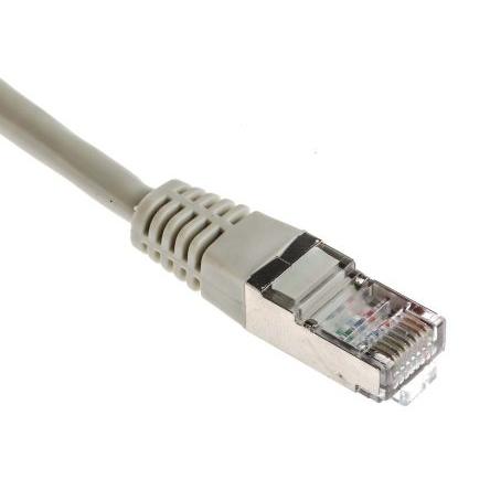 RS PRO Cat5 Ethernetové kabely, Šedá, Polyvinylchlorid, A: RJ45 10 m Vnější, B: RJ45 Vnější, typ pláště: F/UTP