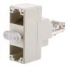 Adaptér RJ, počet portů: 3portový Stíněné RJ45 délka prodloužení 250 mm Cat5e, Oddělovač Decelect