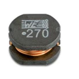 Drátový induktor pro povrchovou montáž, řada: WE-PD2 68 μH materiál jádra Ferit SRF:8 MHz ±10 % Vinutý 1.19 A Idc Wurth