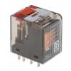 TE Connectivity Výkonové relé 4PDT Montáž na plošný spoj 6A 230V ac PT