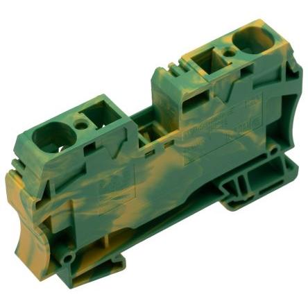 Weidmüller Zemnicí svorkovnice, počet cest: 2, 14AWG, 4 AWG, délka: 82.5 mm ZPE 16 16mm² barva Zelená Objímka, materiál