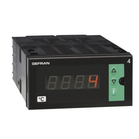 Gefran Indikátor teploty, řada: 4T 96 Přední montáž, Panel, 50 °C, 0 °C, výstup: Analogové 240V ac/dc, typ řízení: