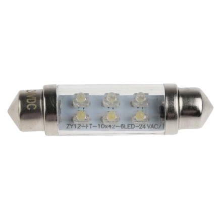Automobilová žárovka LED, svítivost: 10 lm, řada: LE-0603, 0.22 W, Girlanda, 24V dc, barevný tón: Bílá JKL Components