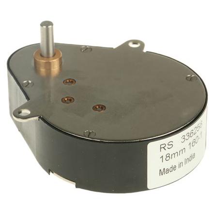 Převodovka 62.8mm 160:1 Vejčitý 0.6 Nm 8800rpm průměr 49.5 mm průměr 4 mm RS PRO