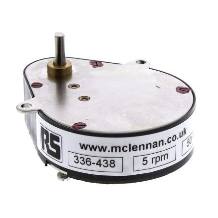 Převodovka 62.8mm 50:1 Vejčitý 0.8 Nm 100rpm průměr 49.2 mm průměr 4 mm McLennan Servo Supplies