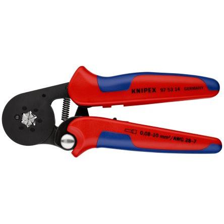 Krimpovací nástroj Knipex, pro použití s: Drátové drážky