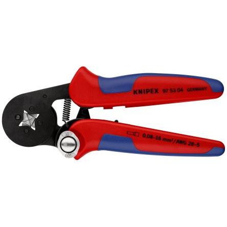 Krimpovací nástroj Knipex, pro použití s: Drátové drážky