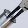 Kleště na pojistné kroužky, celková délka: 180mm 1, Chrom-vanadová ocel Knipex Přímý