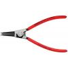 Kleště na pojistné kroužky, celková délka: 180mm 1, Chrom-vanadová ocel Knipex Přímý