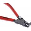 Kleště na pojistné kroužky, celková délka: 125mm 1, Chrom-vanadová ocel Knipex Ohnutý nos