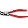 Kleště na pojistné kroužky, celková délka: 125mm 1, Chrom-vanadová ocel Knipex Ohnutý nos