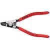 Kleště na pojistné kroužky, celková délka: 125mm 1, Chrom-vanadová ocel Knipex Ohnutý nos