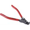 Kleště na pojistné kroužky, celková délka: 125mm 1, Chrom-vanadová ocel Knipex Ohnutý nos