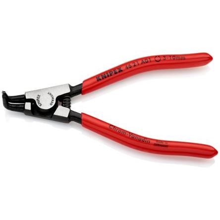Kleště na pojistné kroužky, celková délka: 125mm 1, Chrom-vanadová ocel Knipex Ohnutý nos
