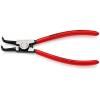 Kleště na pojistné kroužky, celková délka: 170mm 1, Chrom-vanadová ocel Knipex Ohnutý nos