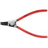 Kleště na pojistné kroužky, celková délka: 170mm 1, Chrom-vanadová ocel Knipex Ohnutý nos