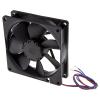 ebm-papst Axiální ventilátor, řada: 3400 N, průtok vzduchu: 94 m³/h 2.5 W 12V dc 208 mA IP68 92 mm 92mm 25.4 mm