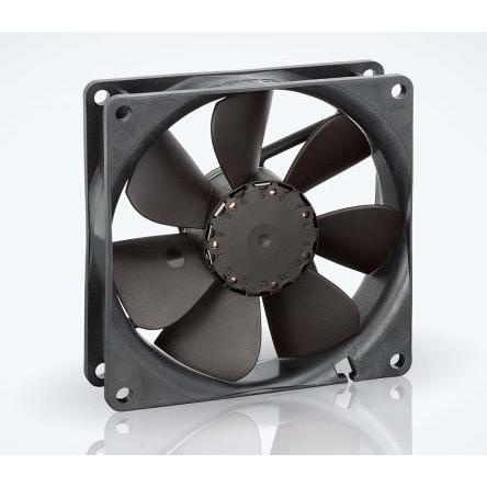 ebm-papst Axiální ventilátor, řada: 3400 N, průtok vzduchu: 84 m³/h 2.3 W 24V dc 100 mA IP20 92 mm 92mm 25.4 mm