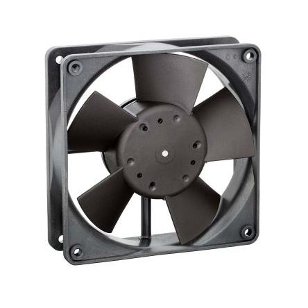 ebm-papst Axiální ventilátor, řada: 4300, průtok vzduchu: 170 m³/h 5.7 W 24V dc 208 mA IP68 119 mm 119mm 32 mm