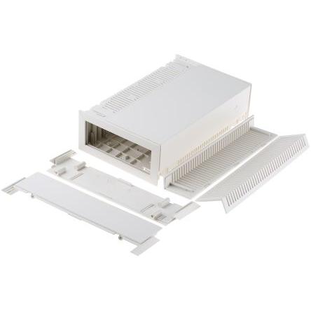 OKW Pouzdro na přístroje, řada: Multitec IP40 Odvětrávaný ABS 74 mm barva Bílá 160 mm 260 mm