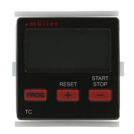 Časovač barva Černá Digitální 9 h Síť Muller