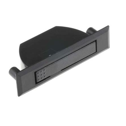 Rukojeť zásuvky barva Černá, Plastové, Pasivace, Práškové lakování, délka: 81 mm x 34 mm Southco