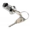 Zámek se závěrkou S klíčem, Klíč, Odlitek, hloubka od panelu k jazýčku: 20 mm, Chromová 16.5 x 14.5 mm Euro-Locks a Lowe