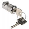 Zámková vložka S klíčem, Klíč, hloubka od panelu k jazýčku: 20 mm, Chromová 19.1 x 16.6 mm Euro-Locks a Lowe & Fletcher