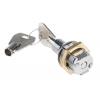Zámek s válcovou vložkou S klíčem, Klíč, hloubka od panelu k jazýčku: 22.5 mm, Chromová 24.2 x 20 mm Euro-Locks a Lowe &
