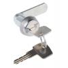 Zámková vložka S klíčem, Klíč, Nerezová ocel, hloubka od panelu k jazýčku: 22 mm, Chromová 19.1 x 16 mm Euro-Locks a