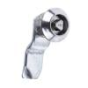 Zámek na stranový klíč S klíčem, Klíč, hloubka od panelu k jazýčku: 25 mm, Chromová 22.5 x 20.1 mm Euro-Locks a Lowe &