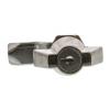 Zámková vložka S klíčem, Klíč, hloubka od panelu k jazýčku: 16.1 mm, Chromová 20.1 x 22.5 mm Euro-Locks a Lowe &