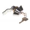 Zámková vložka S klíčem, Klíč, hloubka od panelu k jazýčku: 16.1 mm, Chromová 20.1 x 22.5 mm Euro-Locks a Lowe &