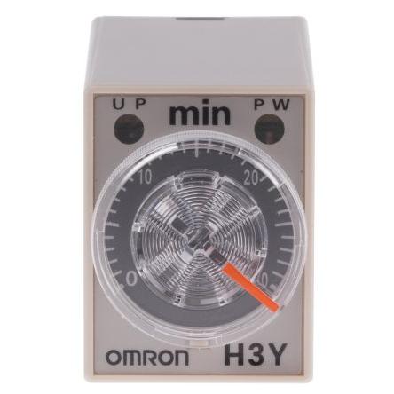 Omron Časovací relé, řada: H3Y-4 Lišta DIN, Povrchová montáž 4PDT 4kontaktové 125 V 100V ac, 120 V ac 1 funkce zásuvné 1