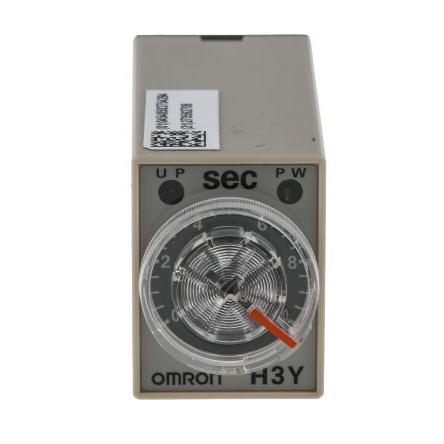 Omron Časovací relé, řada: H3Y Lišta DIN, Povrchová montáž 4PDT 4kontaktové 125 V dc 200V ac, 230 V ac 1 funkce zásuvné