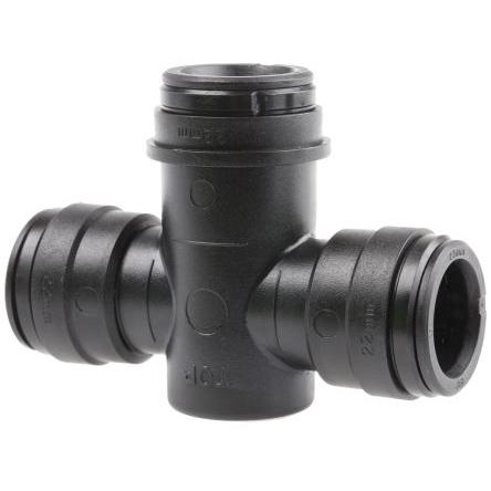 Plastová potrubní armatura 90° T JG Speedfit Zásuvný