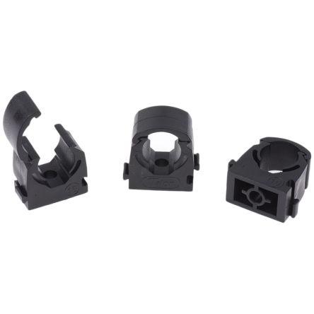 Spona na trubky, Polyoxymethylen, Černá 15 mm, průměr otvoru: 5.5 mm JG Speedfit