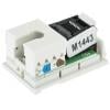 MK Electric Konektor RJ45, řada: Logic Plus Vnitřní Cat5e, počet cest: 1, Rovný, Povrch, počet portů: 1portový